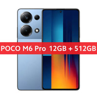 Global Version POCO M6 Pro Helio G99 Ultra 120Hz Flow AMOLED DotDisplay 67W turbo charging 64MP Triple Camera with OIS