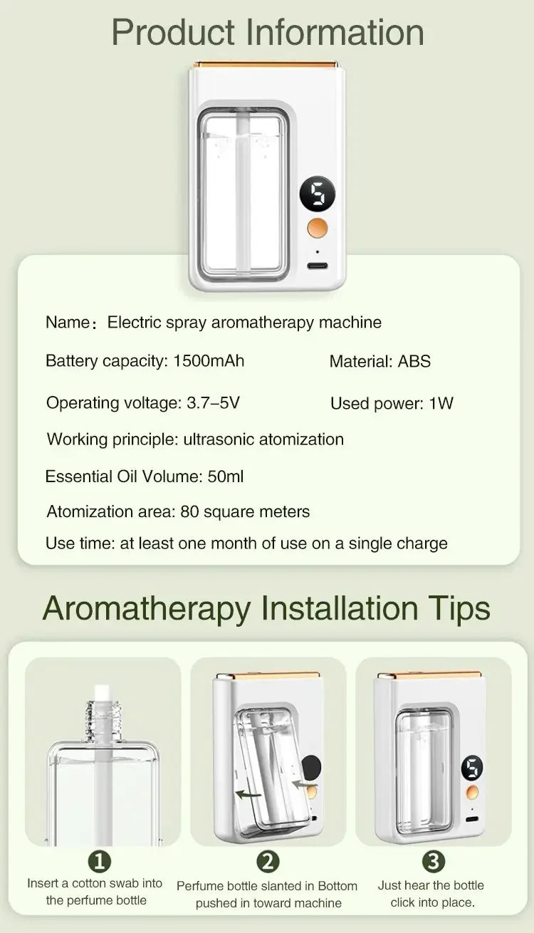 Automatic Diffuser Aromatherapy
