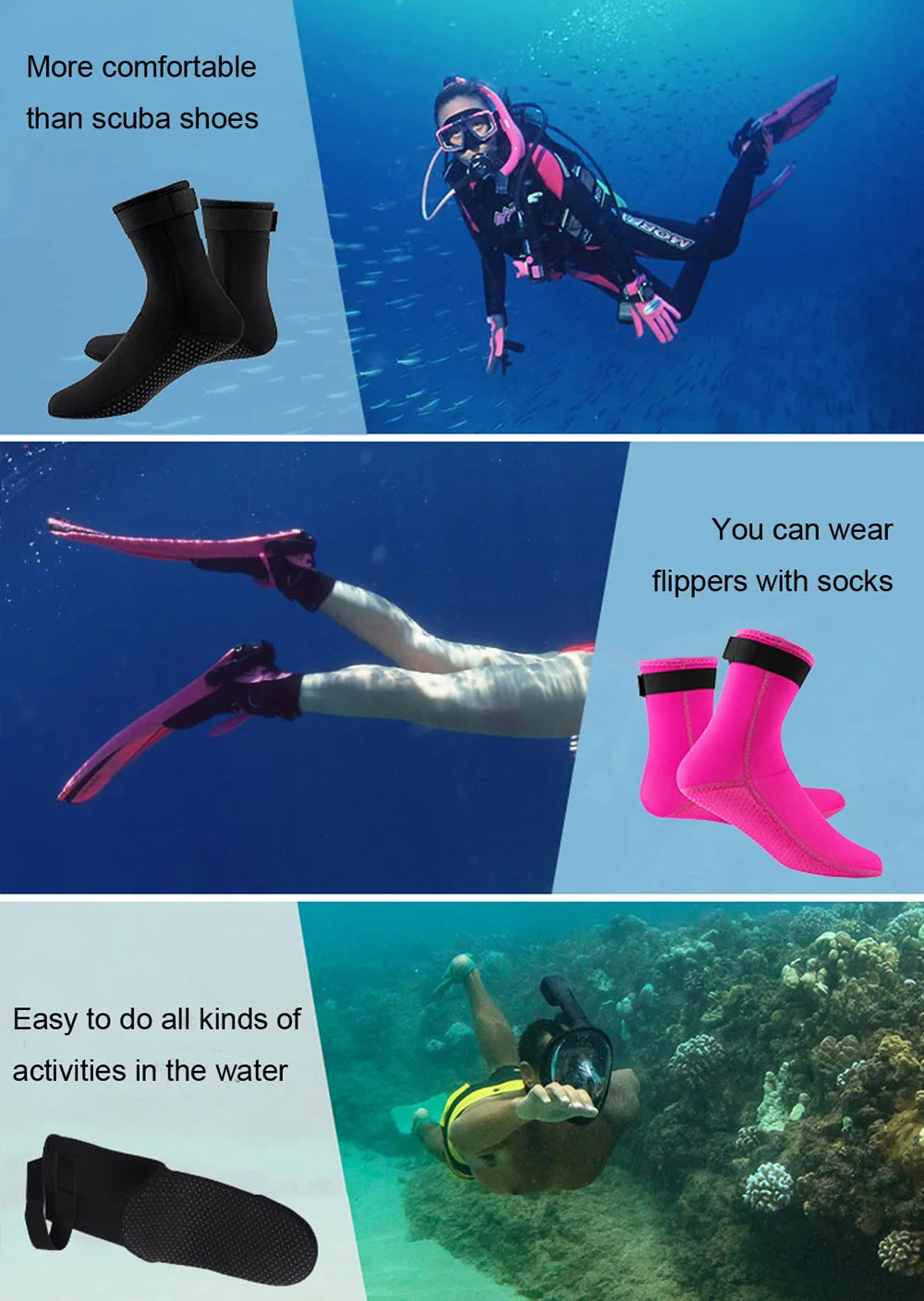 Elasticity Diving Surfing Boots