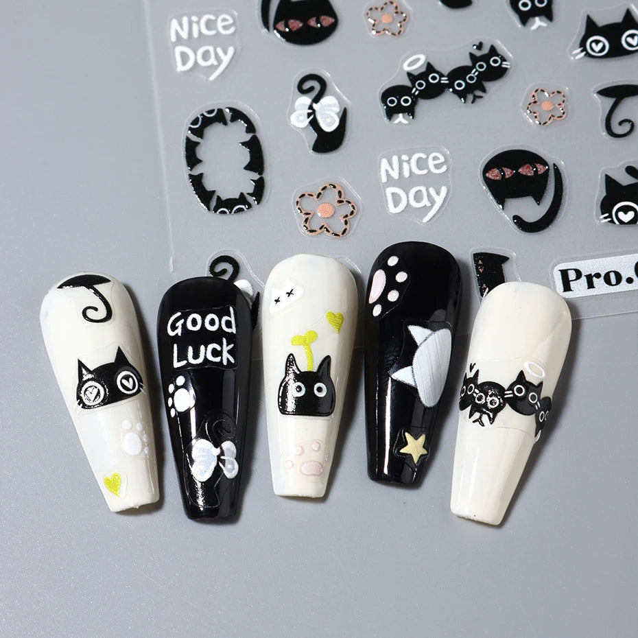 3D Self-Adhesive Nail Art Decals