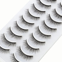 NEW 10 Pairs Natural Long False Eyelashes