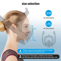 Full Face Snorkel Mask 180°Panoramic k
