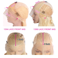 Frontal Human Hair Wigs 613 Bob Wig