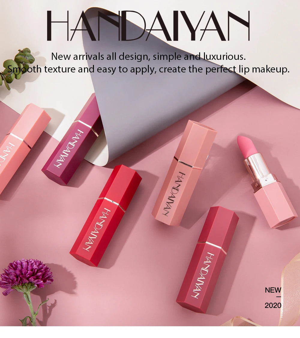 6-Color Matte Lipstick