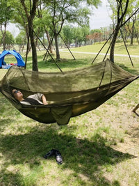 Camping Hammock with Mosquito Net Sleeping Tent Hammock Suitable Camping Hammock Outdoor Furniture for Garden