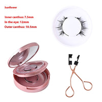 Magnetic Glue-free Three False Eyelashes Suit Collection Use Natural Simulation Long-lasting