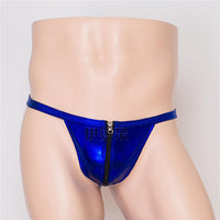 Men's Solid Color Low Waist Hollow Out See Through Underwear
