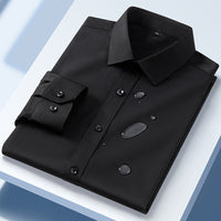 Non-ironing Ice Silk Four Seasons Men's Shirt