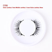 Magnetic Glue-free Three False Eyelashes Suit Collection Use Natural Simulation Long-lasting