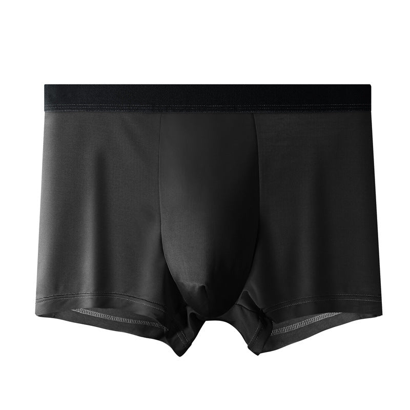 Summer Ice Silk Underwear Men's Thin Breathable Quick-drying