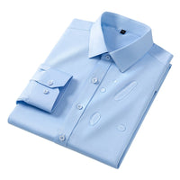 Seamless Three-proof Long-sleeved Men's Shirt Anti-wrinkle