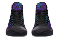 Printed Couple High-top Canvas Shoes