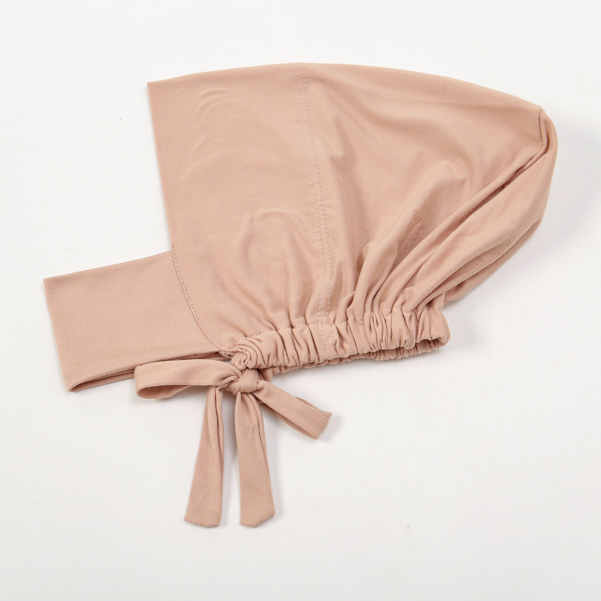 Milk Silk Elastic Sleeve Neck Solid Color Base Small Hat