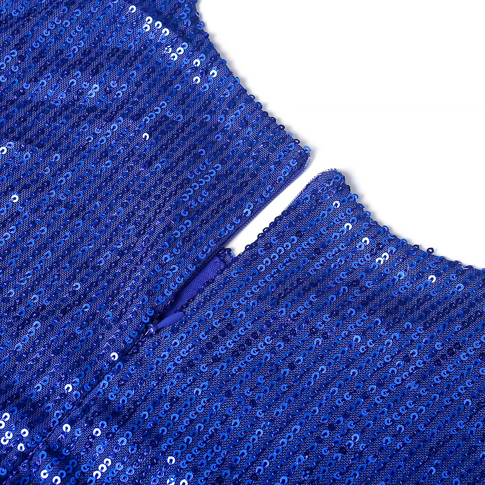 New African Sequined Banquet Evening Dress