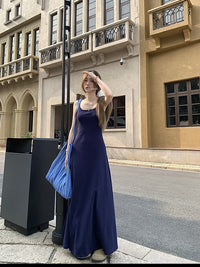 Design Sense Graceful Vest Sling Dress