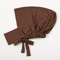 Milk Silk Elastic Sleeve Neck Solid Color Base Small Hat