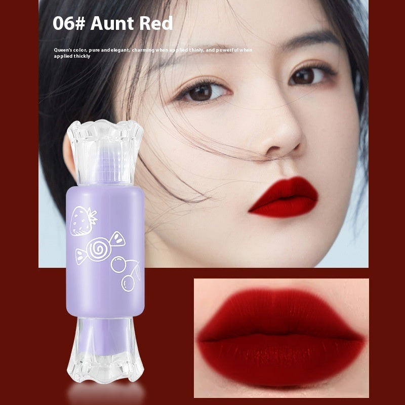 Velvet Matte Discoloration Resistant Glass Lip Lacquer