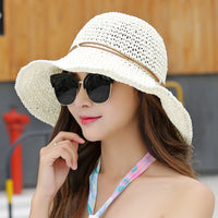 Women's Fresh Hand-woven Japanese Foldable Straw Hat