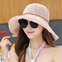 Women's Fresh Hand-woven Japanese Foldable Straw Hat