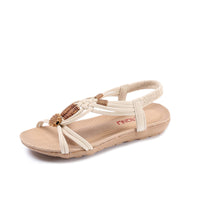 Beaded Weave Roman Sandals