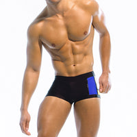 Men's Multi-color Mosaic Craft Boxer Swimming Trunks