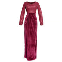 New African Sequined Banquet Evening Dress