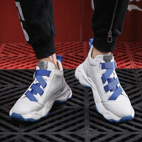 Thick bottom round-top canvas sneakers