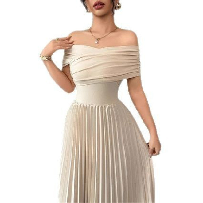 Women's Fashion Personality Pleated French Dress