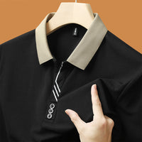Men's Short-sleeved T-shirt Lapel Polo Shirt