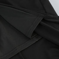 Sexy V-neck Backless Long Sleeves Skirt Waist Decorative Flower Split Fishtail Gown Dress Long