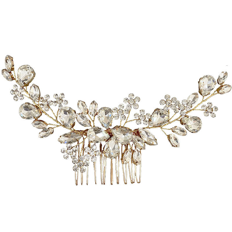 Light Luxury Fashion Hair Accessories Hair Comb Rhinestones