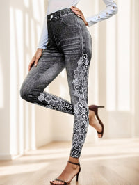 Women's Printed Jeans