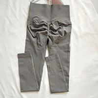 Seamless Sport Yoga High Waist Pants Leggings Sport See Through Yoga Gym Running Quick Dry Pants Scrunch Butt Pants