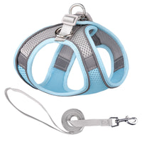Vest-style Pet Harness Reflective Breathable Dog Hand Holding Rope Leash