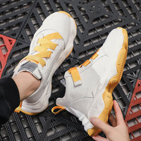 Thick bottom round-top canvas sneakers