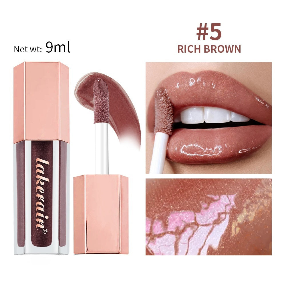 Lip Lacquer Water Light Flashing Mirror