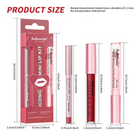 Three Lip Gloss Suit Lasting Waterproof Colorfast