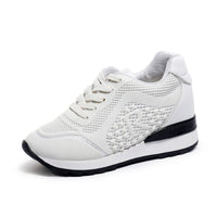 Net red increased casual white shoes