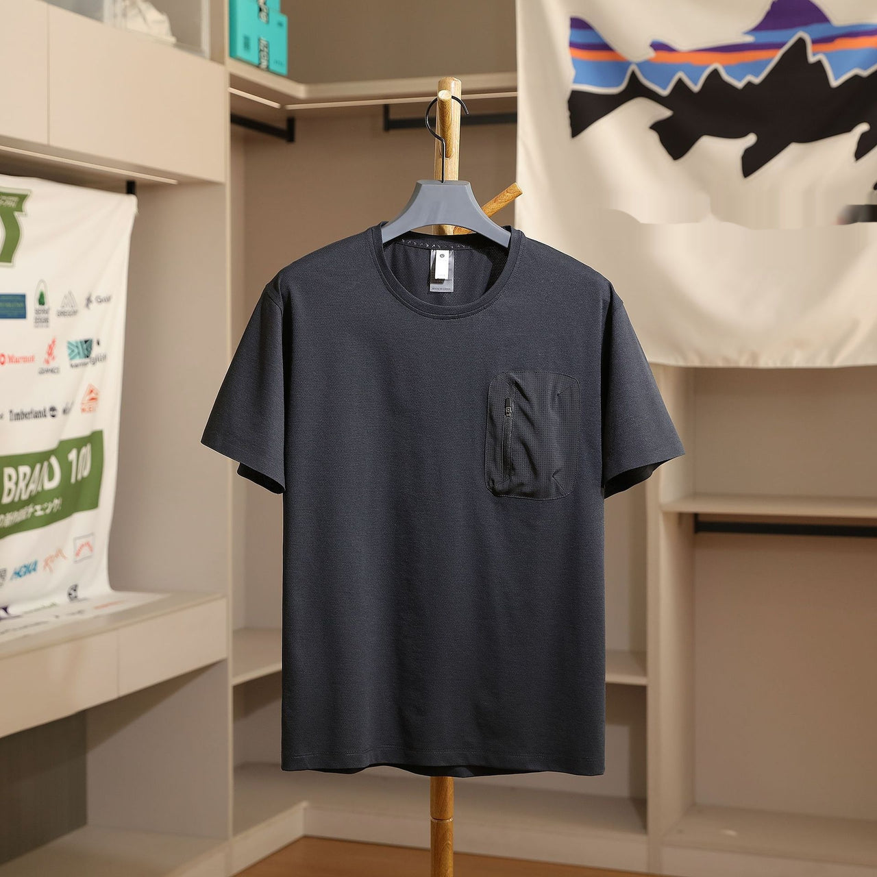 New Men's Sports Short-sleeved T-shirt