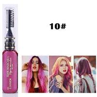 Popular Ear Hanging Highlight Disposable Hair Dye Gradient Color Grandma Gray Blue Purple White Green