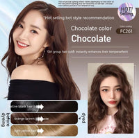 Hair Dye Dark Brown Easy To Comb Color Female Bubble Plant Natural Non-stimulation