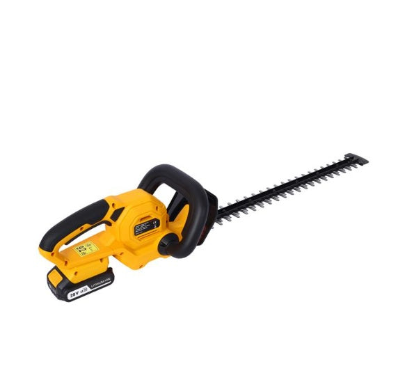 20V Cordless Hedge Trimmer, 22 Inch Steel Blade, Shock-absorbing, Including Battery And Charger
