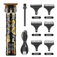 Hair Clipper Electric Electrical Hair Cutter Retro Oil Head Engraving