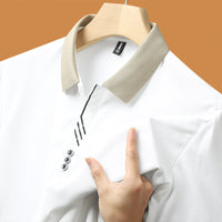 Men's Short-sleeved T-shirt Lapel Polo Shirt