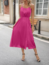 Women's Clothing Cross-border Solid Color Sling Dress