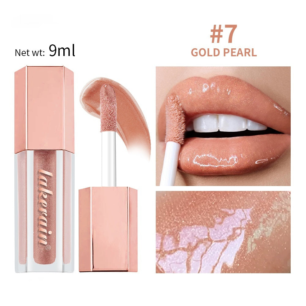 Lip Lacquer Water Light Flashing Mirror