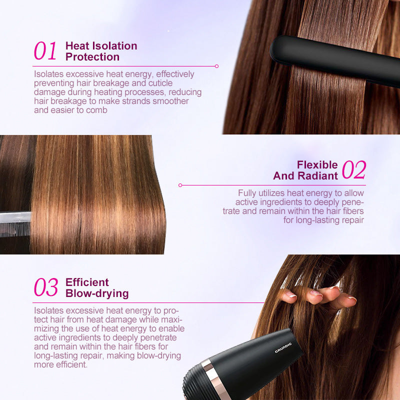 Hot Dye Moisturizing Hair Care Anti-frizz Injury Spray