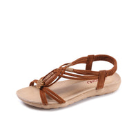 Beaded Weave Roman Sandals