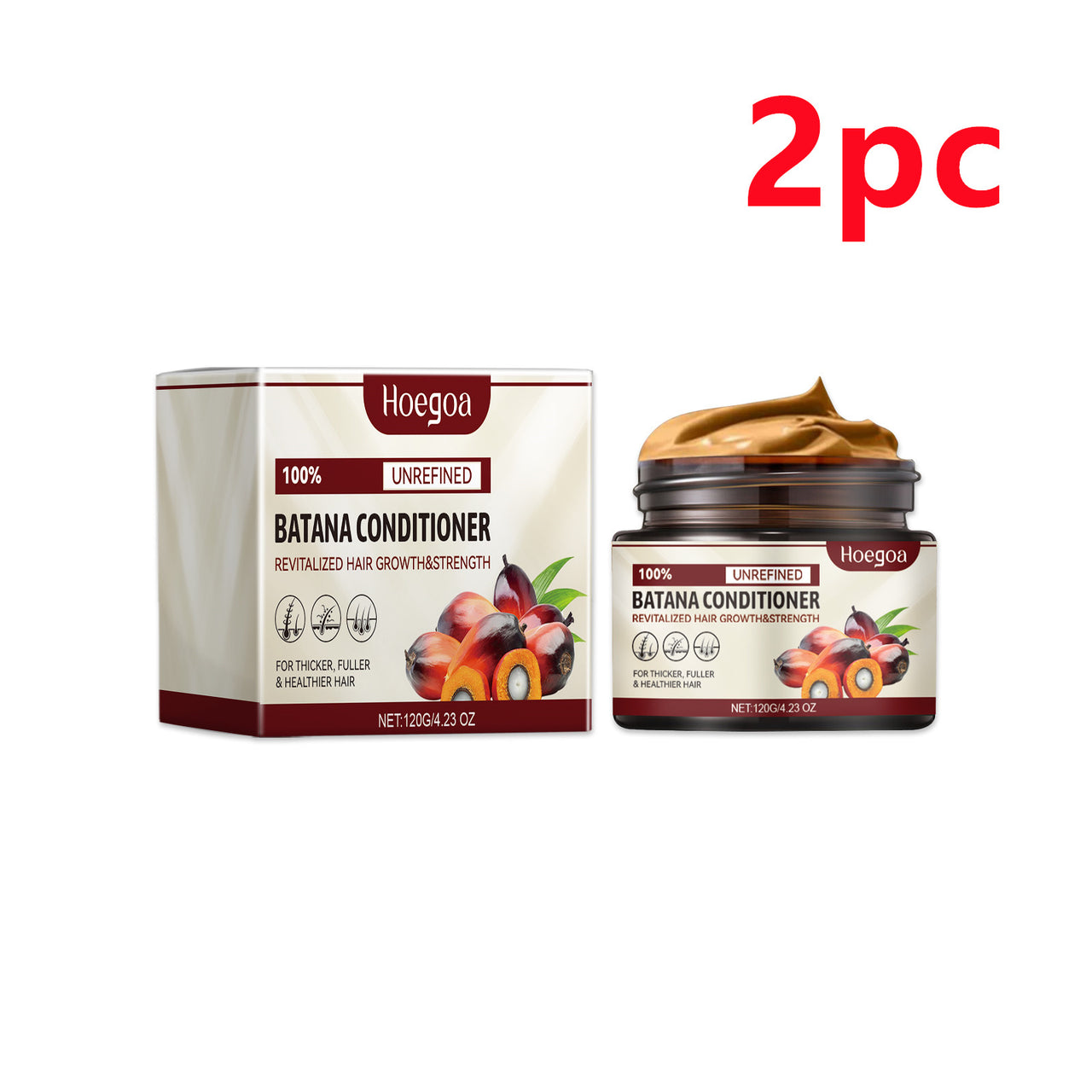 Hoegoa Batana Hair Conditioner Keratin Hair Conditioner Softens And Activates Fluffy Repair Dry And Plump Hair Conditioner
