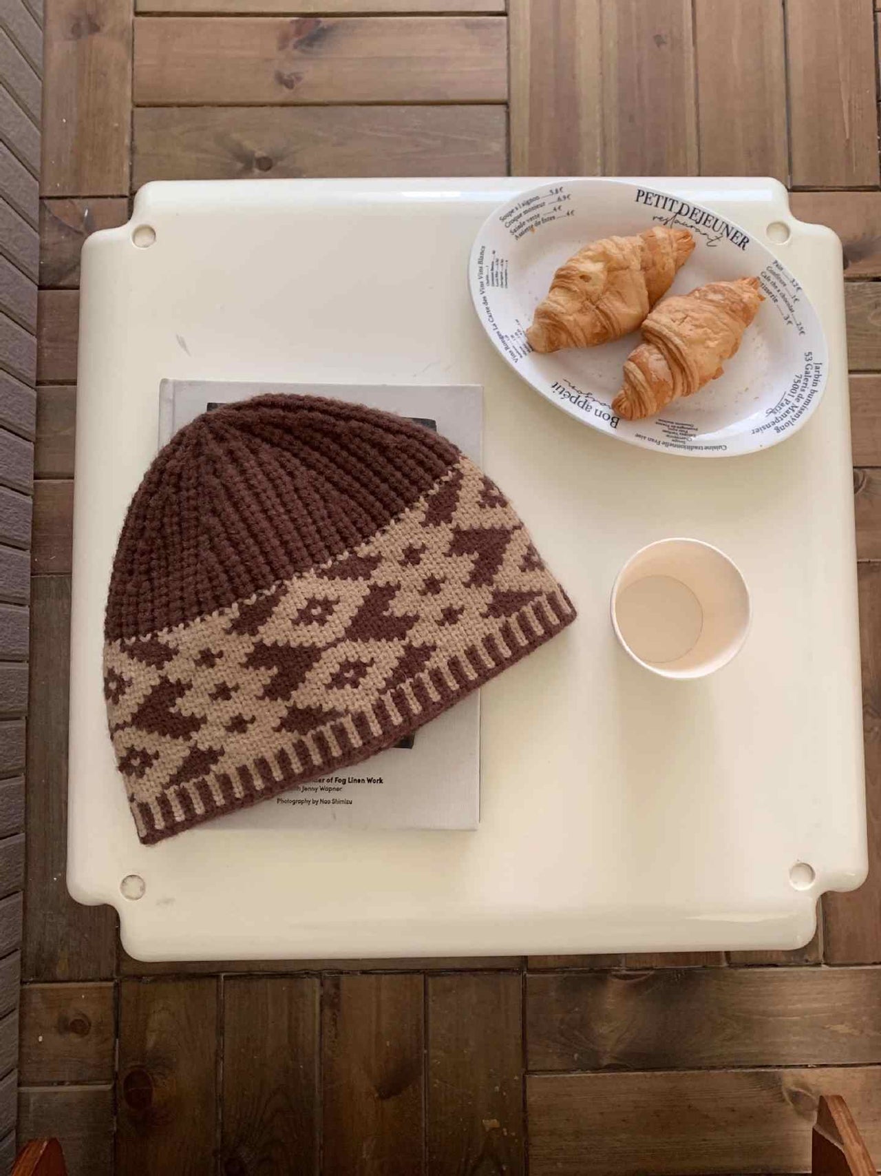 Diamond Color Matching Winter Warm Handmade Knitted Hat Children